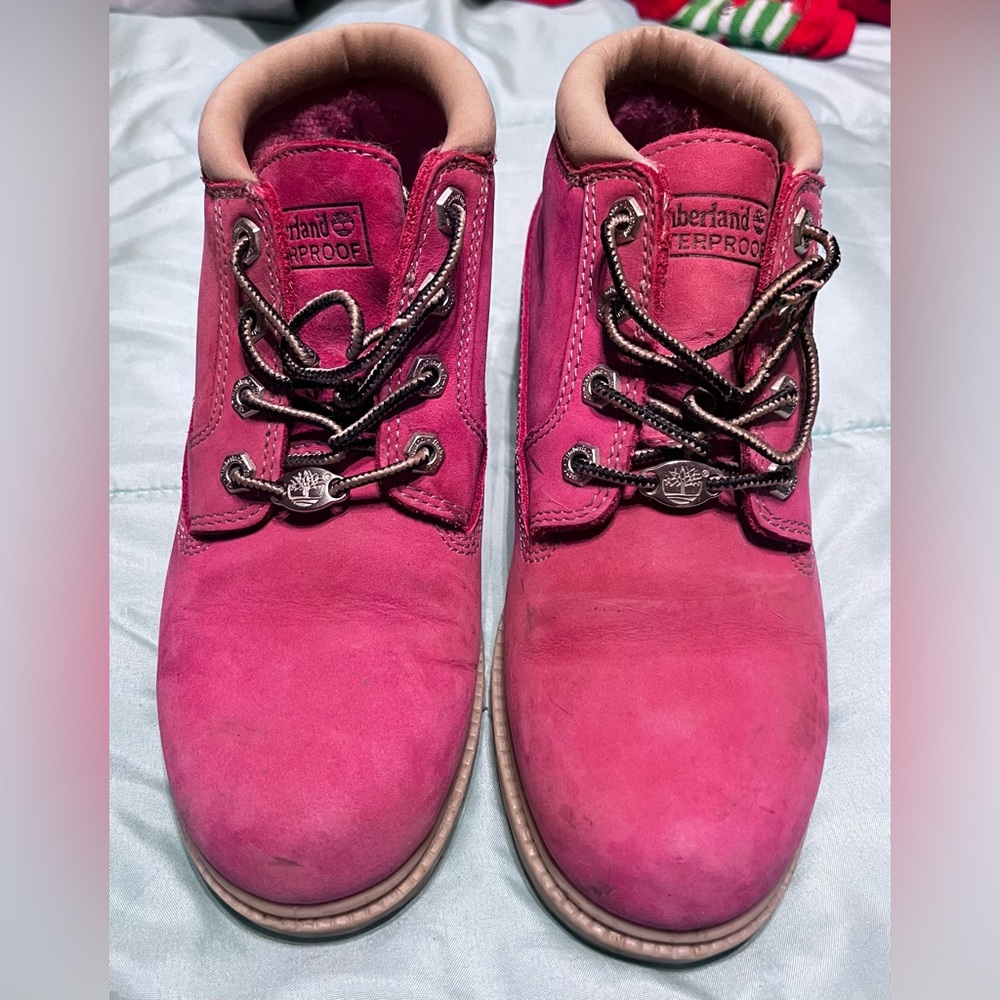 Suede PINK Timberlands!